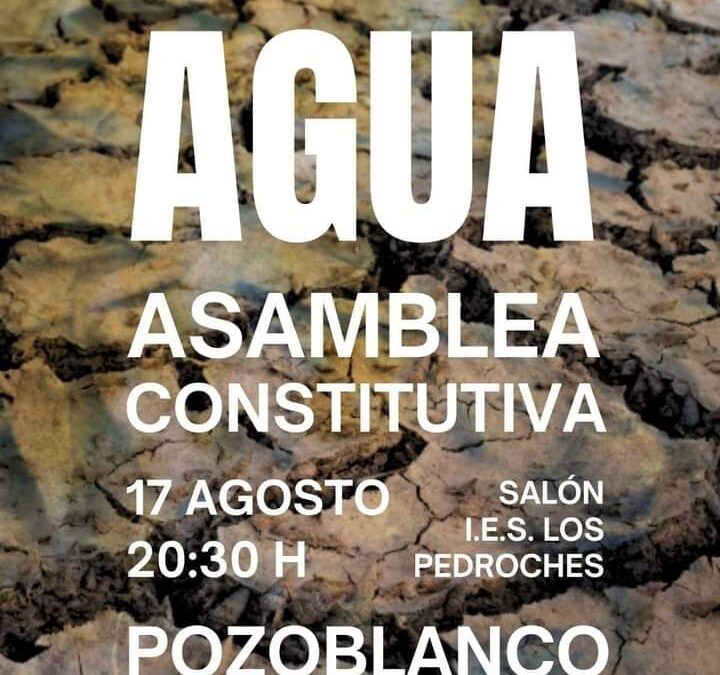«¡Unidos por el Agua! Plataforma Ciudadana se levanta contra la Escasez Hídrica en el Norte de Córdoba ¡Derecho a Agua Potable Ya!»