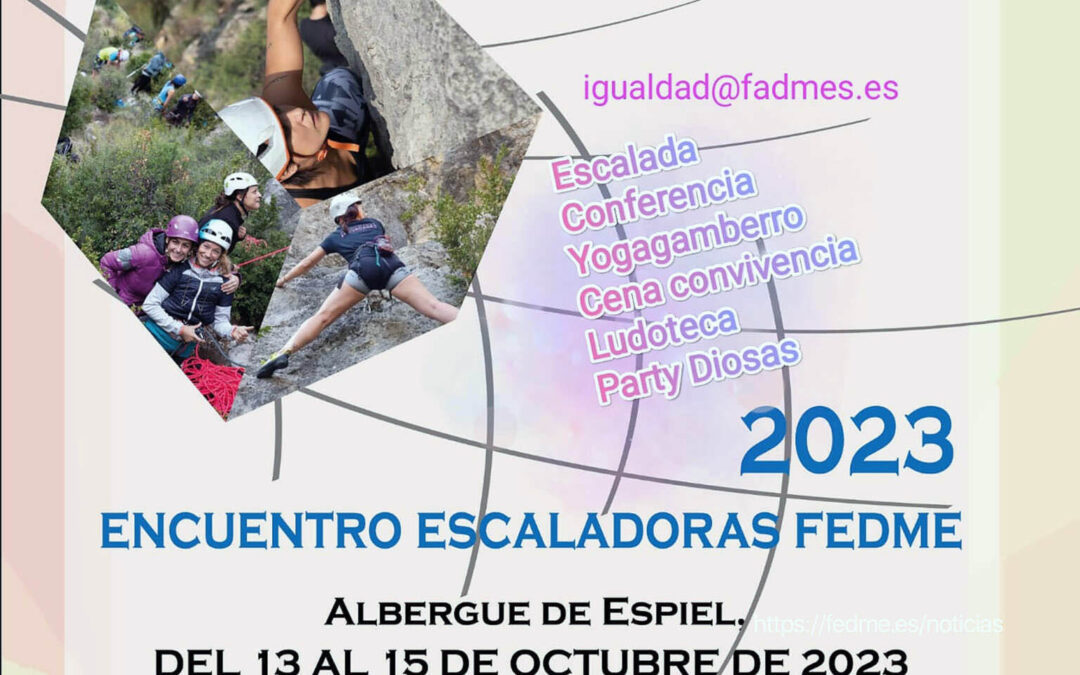 Encuentro Nacional de Escaladoras se celebrará en la Escuela de Espiel