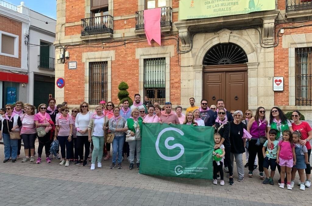 La IX Marcha contra el Cáncer de Mama y la Tradicional Chocolatada de la Junta Local Belmez (Asociación Española contra el Cáncer)