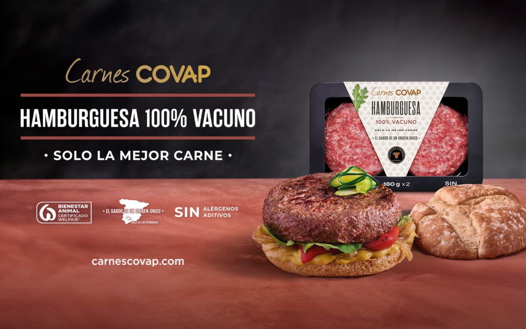 Covap lanza una hamburguesa elaborada con carne de vacuno del Valle de Los Pedroches