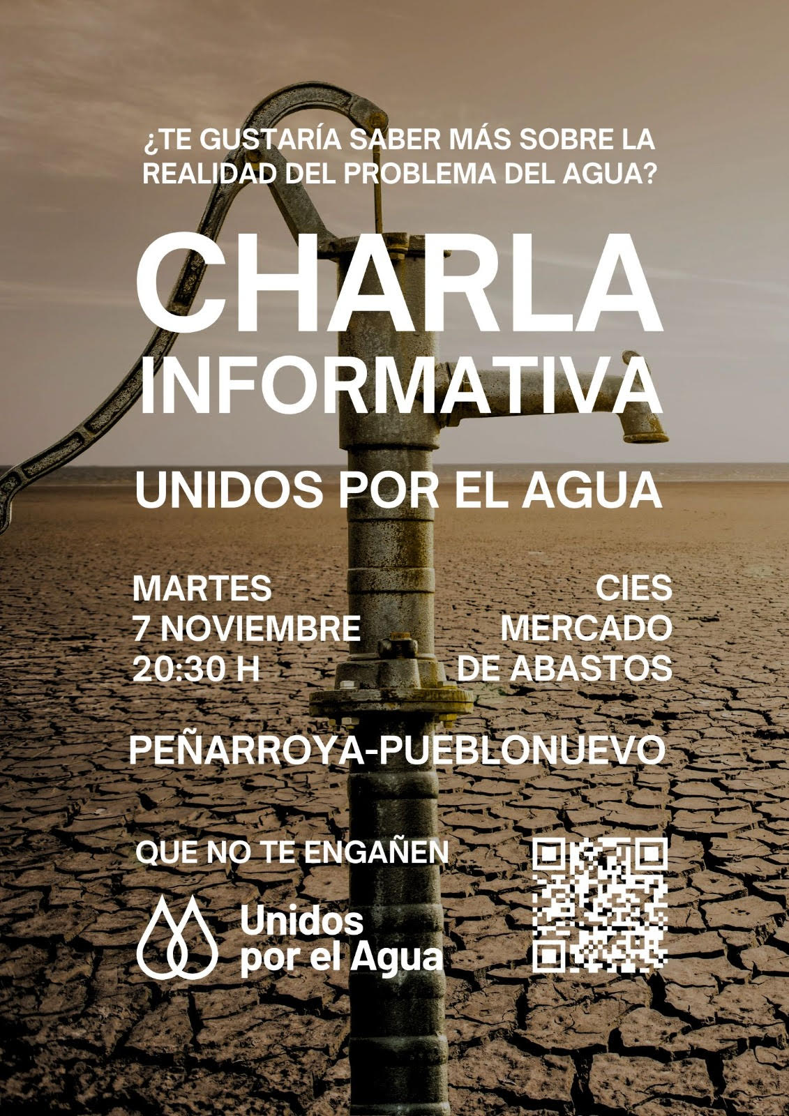 Charla Informativa «Unidos por el Agua» en Peñarroya-Pueblonuevo