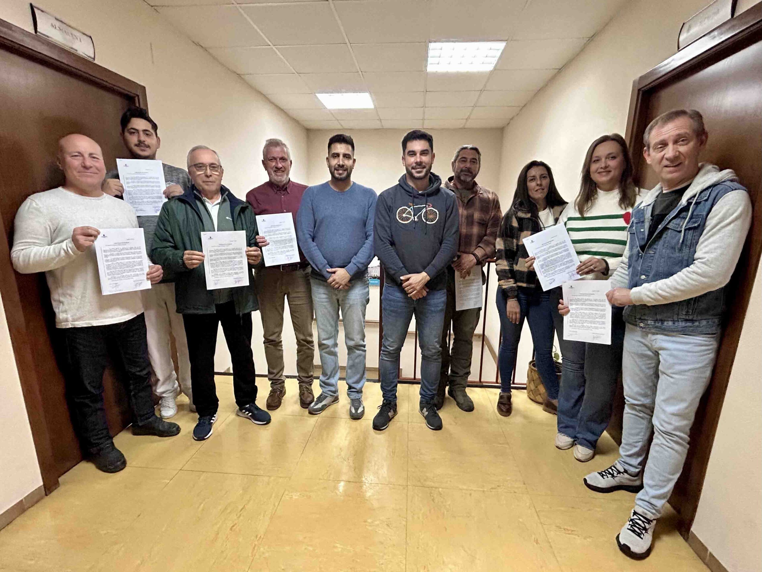 El Ayuntamiento de Peñarroya-Pueblonuevo firma convenios de colaboración con siete escuelas deportivas