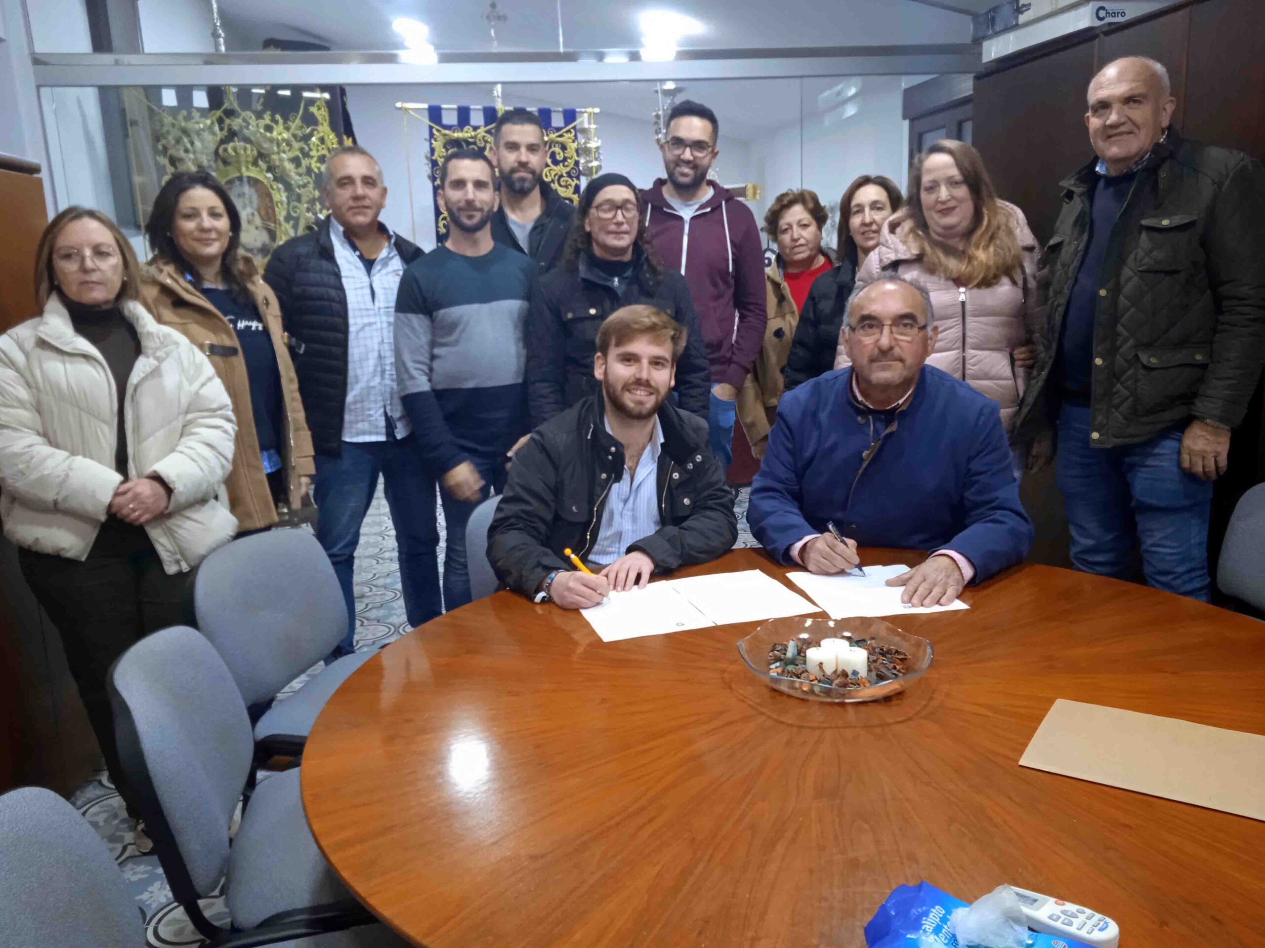 Firmado acuerdo de adhesión entre la Hermandad de la Misericordia y la Agrupación Musical en Fuenteobejuna