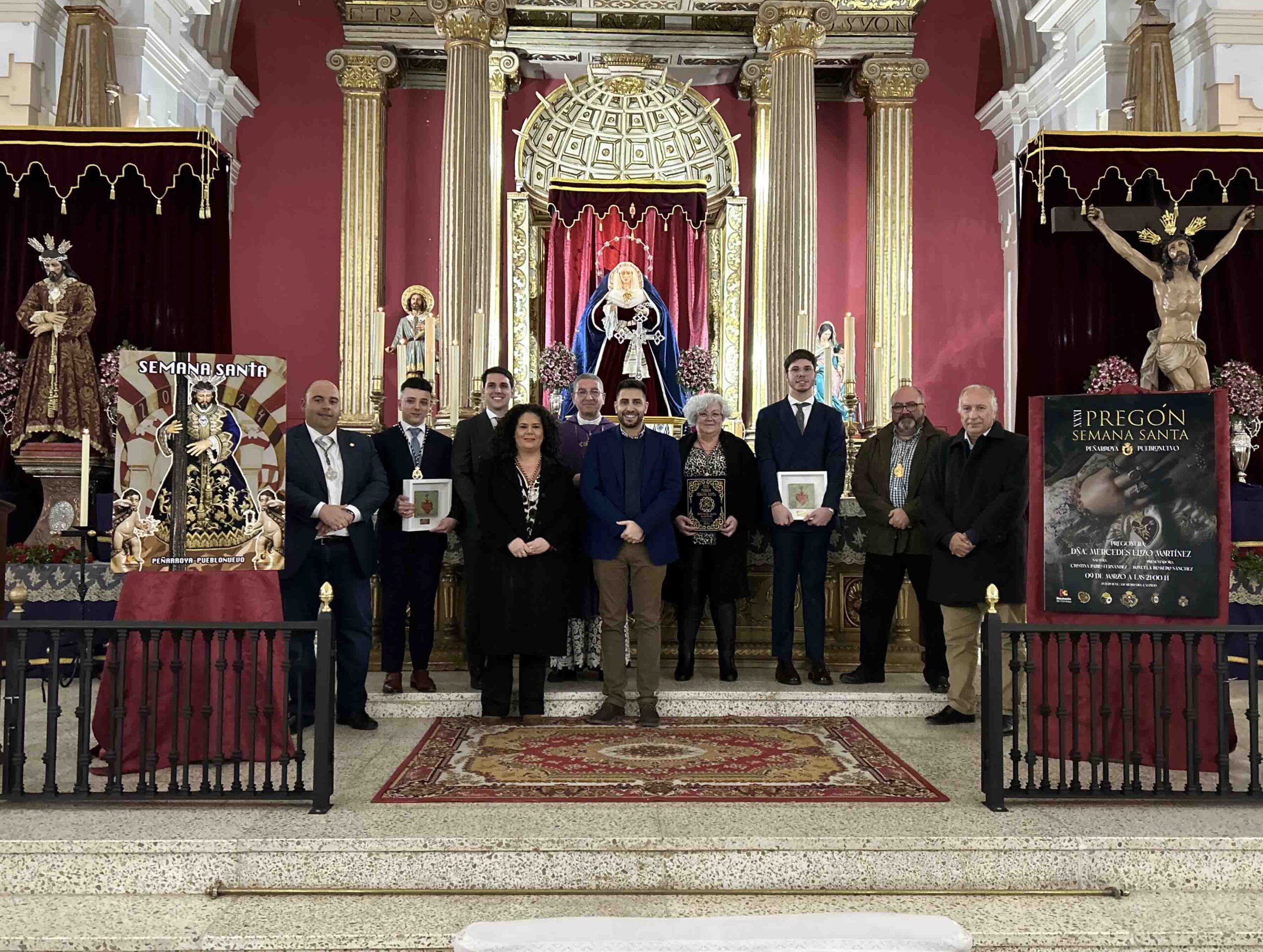 Presentación de los carteles oficiales de Semana Santa y del XXXI Pregón en Peñarroya-Pueblonuevo