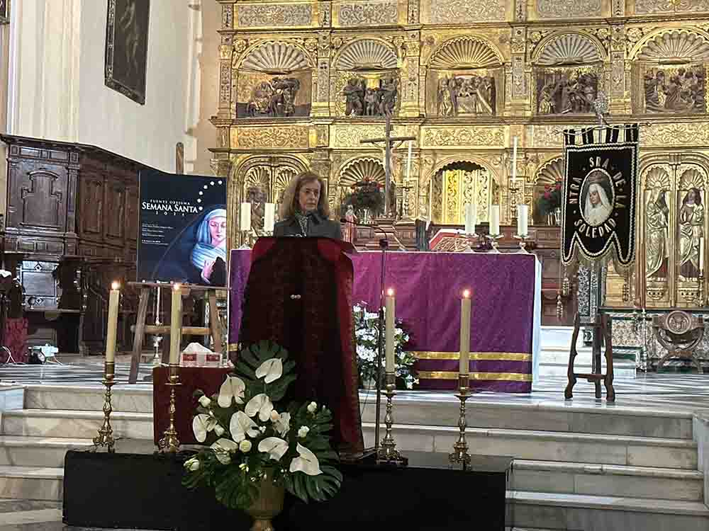 María Dolores Pulgarín Miras pregonó la Semana Santa melariense 2024