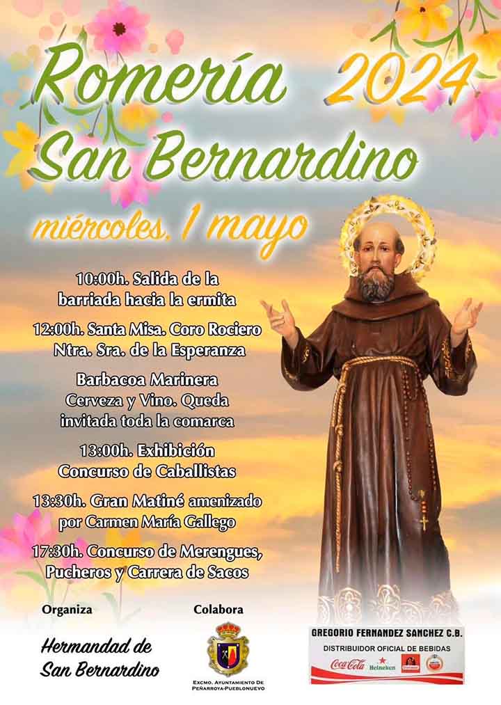 ¡Celebra la Tradición! Romería de San Bernardino invita a toda la comarca del Valle del Guadiato
