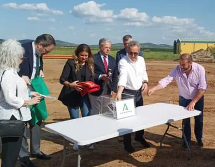 Inauguración histórica: comienza la construcción de la estación depuradora de aguas residuales de La Granjuela