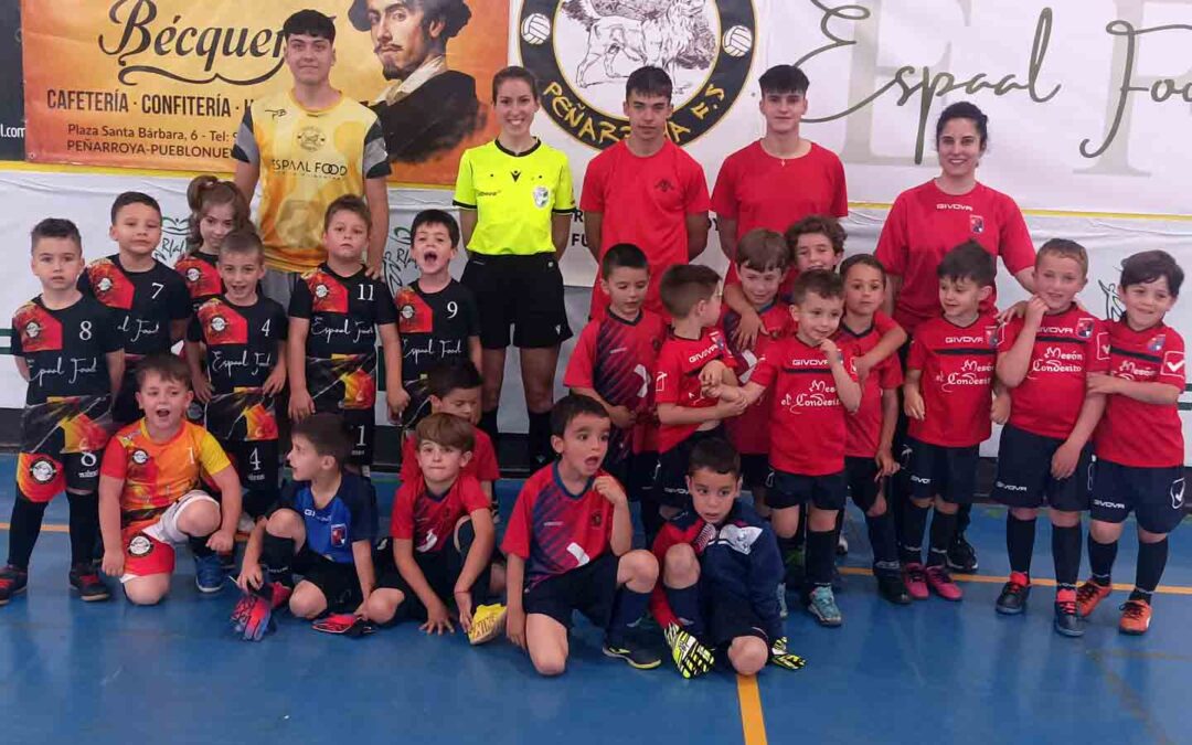 Concentración en Peñarroya-Pueblonuevo de equipos categoría Bebés Fútbol Sala