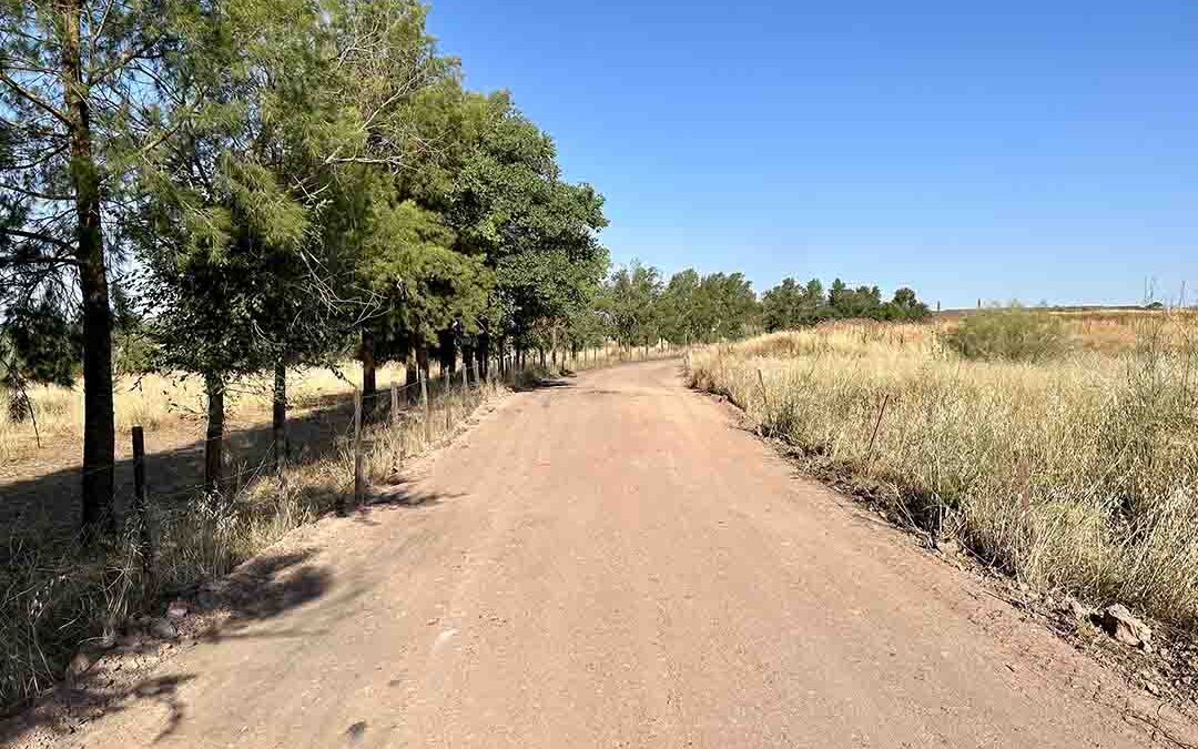 El Ayuntamiento de Peñarroya-Pueblonuevo mejora la vía rural que comunica el parque periurbano con el camino de la Estación