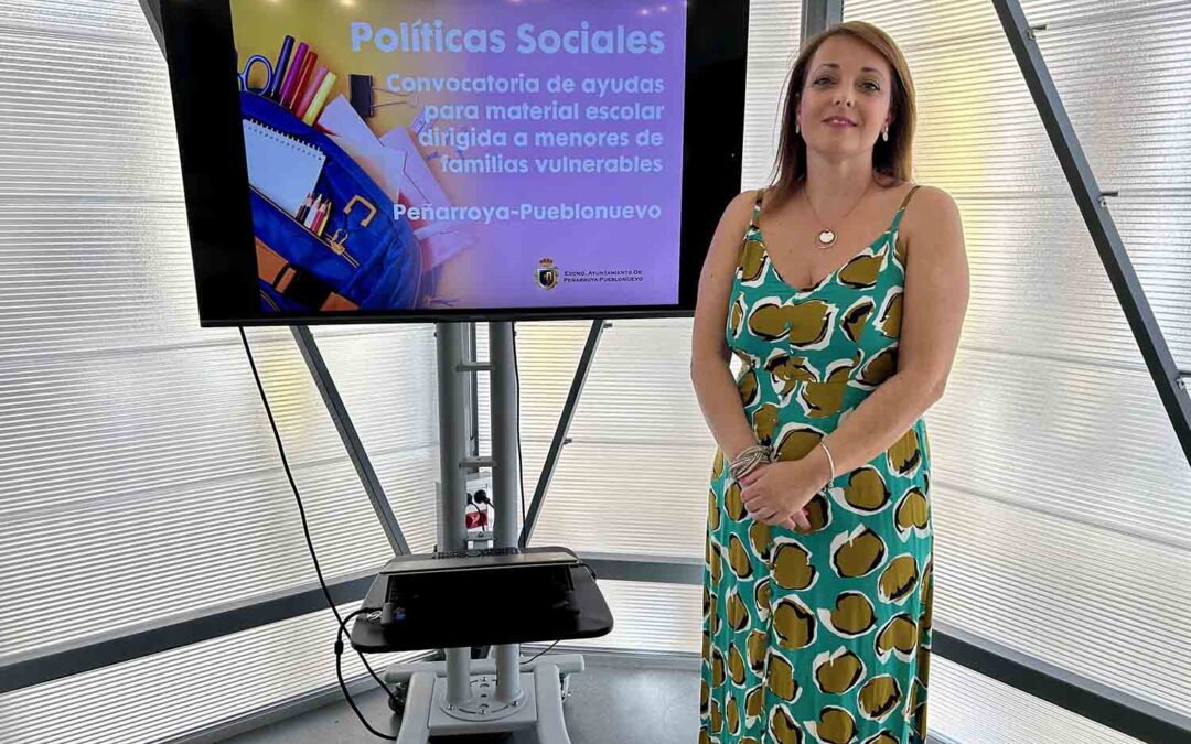 Políticas Sociales abre una nueva convocatoria de ayudas para material escolar dirigida a familias vulnerables