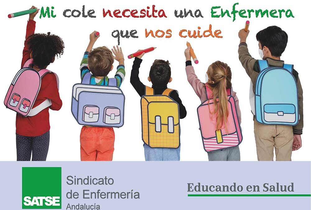 SATSE reclama la consolidación definitiva de las enfermeras escolares en Andalucía antes de que finalice 2024