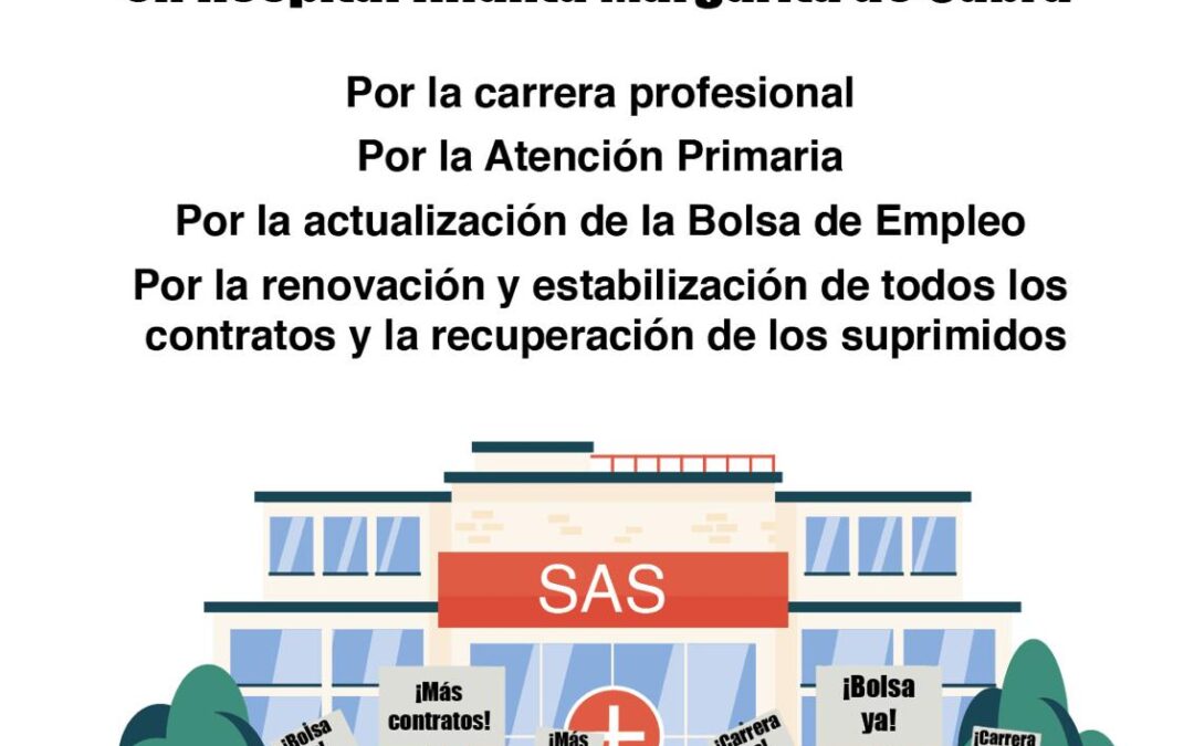 Los sindicatos CSIF, SATSE, CCOO y UGT convocan nuevas protestas ante la inacción de la Consejería de Salud