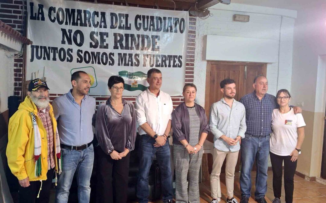 Visita de IU a Peñarroya-Pueblonuevo: presentación de una moción sobre dependencia y reivindicaciones en el ámbito sociosanitario