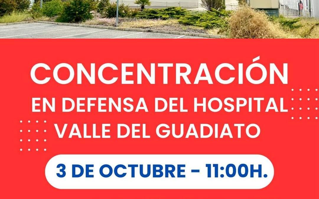 Concentración en defensa del Hospital Valle del Guadiato