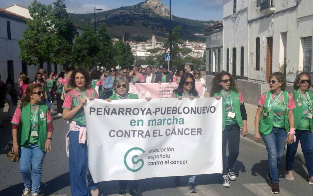Marcha Rosa contra el Cáncer de Mama en Peñarroya Pueblonuevo: un día de convivencia y solidaridad