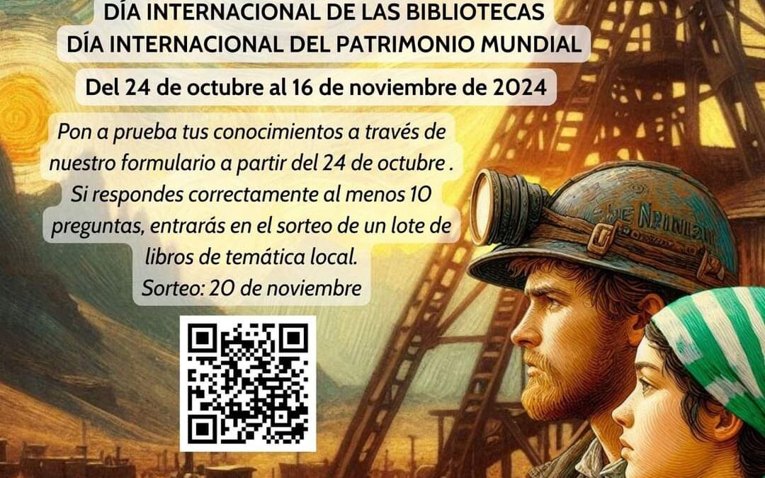 Concurso en la Biblioteca Municipal de Peñarroya Pueblonuevo, celebra el Día Internacional de las Bibliotecas y el Día Internacional del Patrimonio Mundial