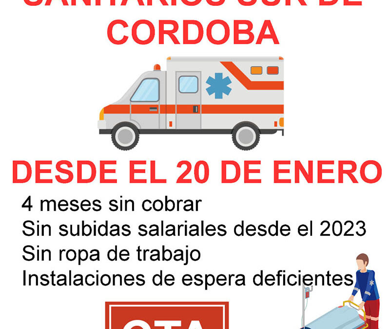 HUELGA DEL TRANSPORTE SANITARIO SUR DE CÓRDOBA