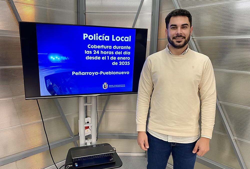 La Policía Local de Peñarroya-Pueblonuevo recupera el servicio de 24 horas