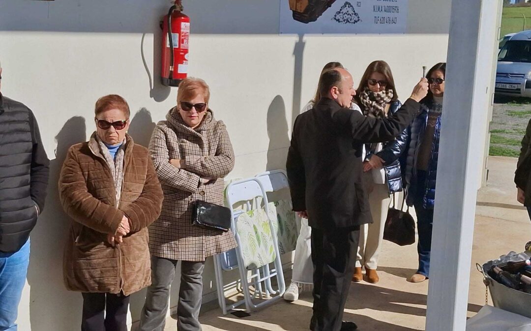 Inauguración de planta de recepción y reciclaje de materiales de construcción en Peñarroya