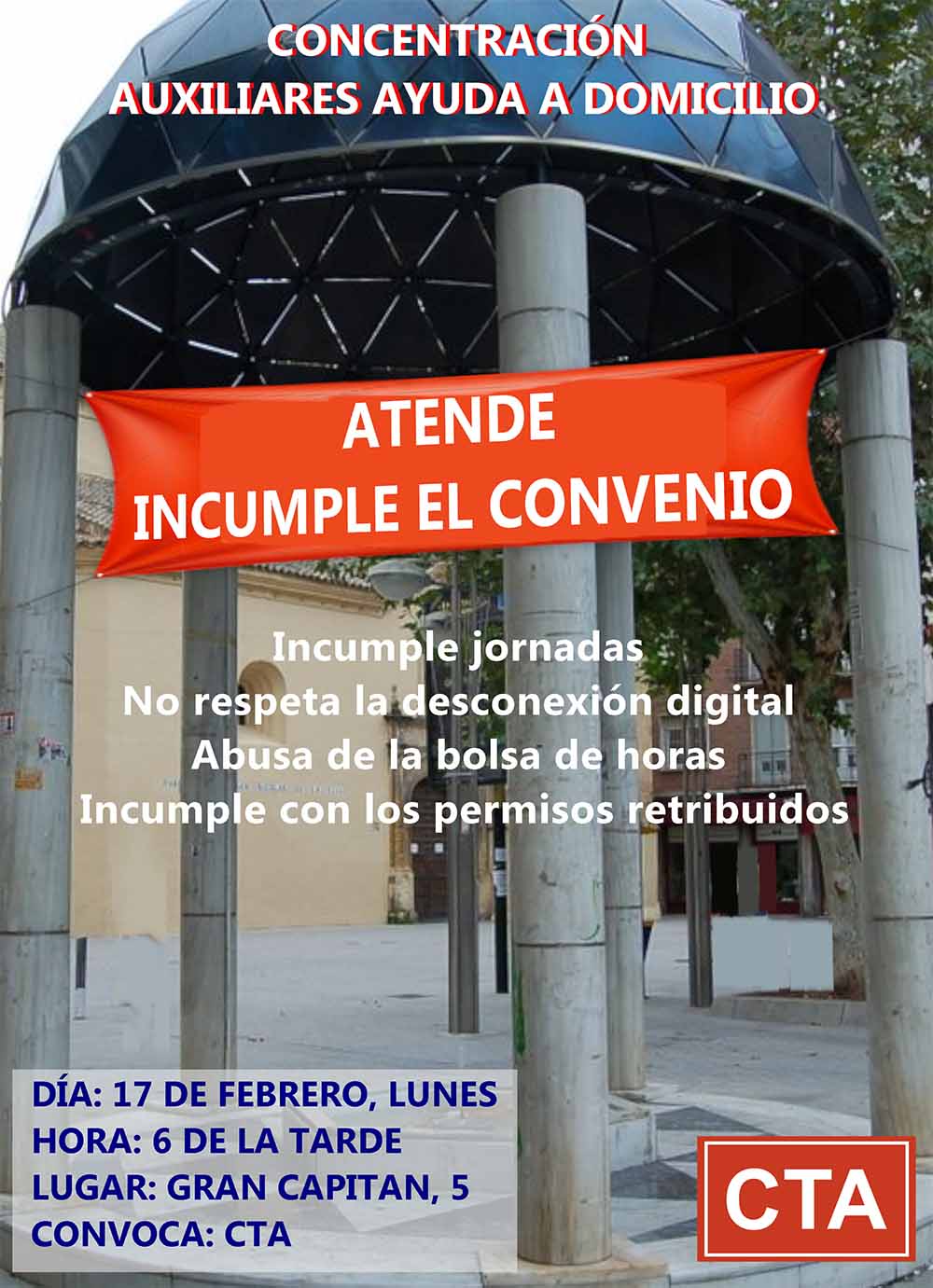 Cartel Sad 17 de febrero