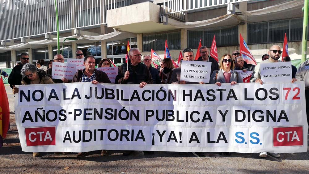 Manifestación en Córdoba contra la jubilación a los 72 años: Un grito por la dignidad laboral y las pensiones públicas