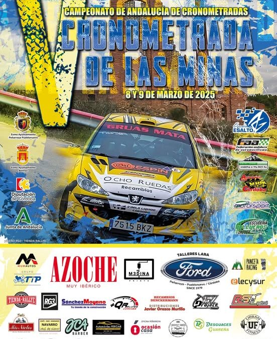 Emoción y velocidad en la V Cronometrada de las Minas en Peñarroya-Pueblonuevo