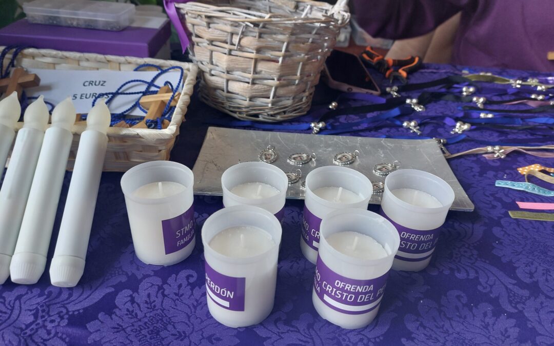 Devoción y Estreno en “El Cerro”: Ofrenda de Velas al Cristo del Perdón y Presentación de la Virgen de la Misericordia