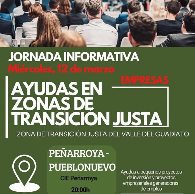 Jornada Informativa sobre Ayudas a Pequeños Comercios y Proyectos Empresariales