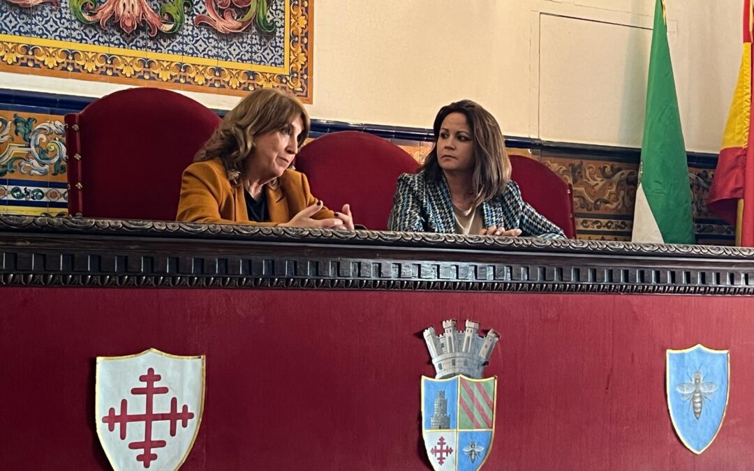 La Subdelegada del Gobierno reúne a los alcaldes del Guadiato para presentar la nueva planificación eléctrica