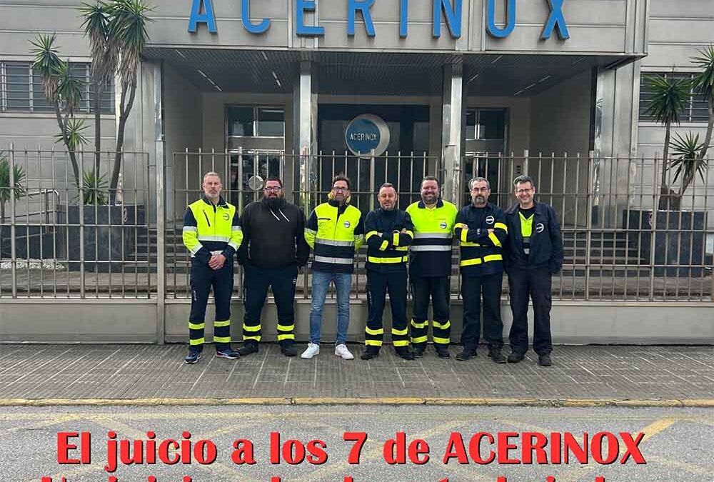 Convocatoria de Rueda de Prensa. Manifestación en Solidaridad con los Trabajadores Procesados de Acerinox