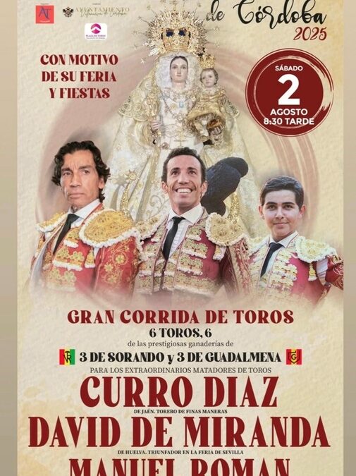 Villanueva de Córdoba se viste de gala con una grandiosa corrida de toros