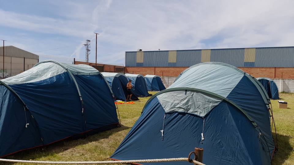 Acampada 2025 tiendas