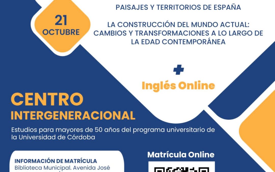 Abierto el plazo de matrícula del Centro Intergeneracional de la UCO en Peñarroya-Pueblonuevo