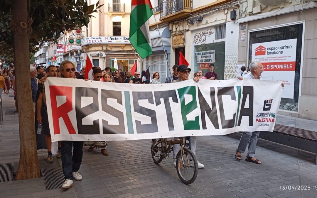Córdoba se volcó con Palestina en una nueva jornada de lucha