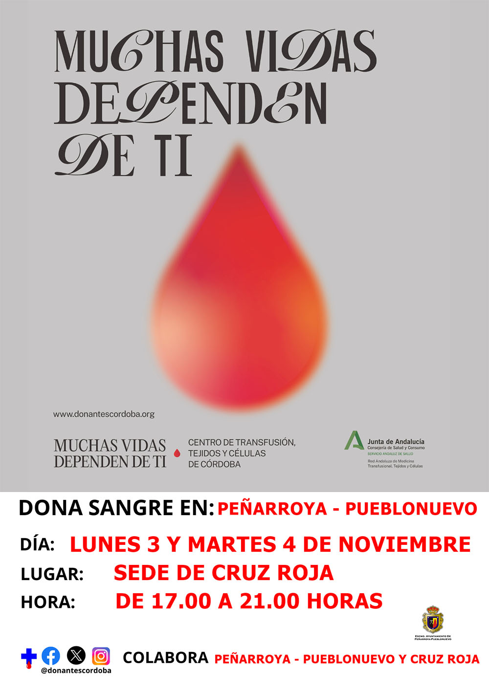 Peñarroya-Pueblonuevo se vuelca con la donación de sangre