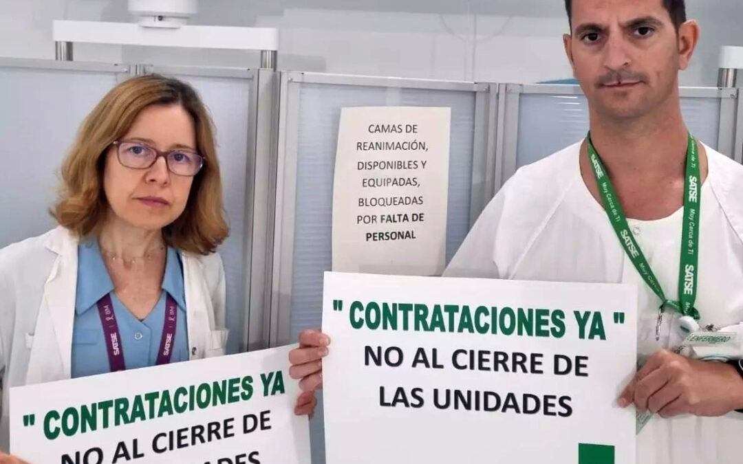 SATSE denuncia que la falta de personal mantiene inactivos uno de cada cinco quirófanos en Córdoba