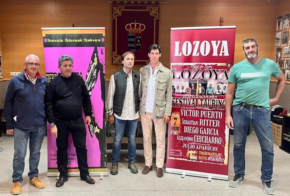 Atractivo festival taurino el próximo 7 de octubre en Lozoya