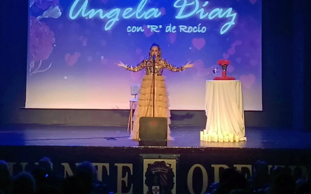 Ángela Díaz, la voz belmezana que emocionó a Fuente Obejuna con su homenaje a Rocío Jurado