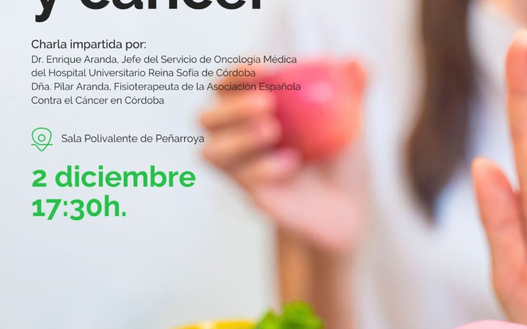 La Sala Polivalente de Peñarroya acoge una charla sobre obesidad y cáncer impulsada por la AECC de Peñarroya Pueblonuevo