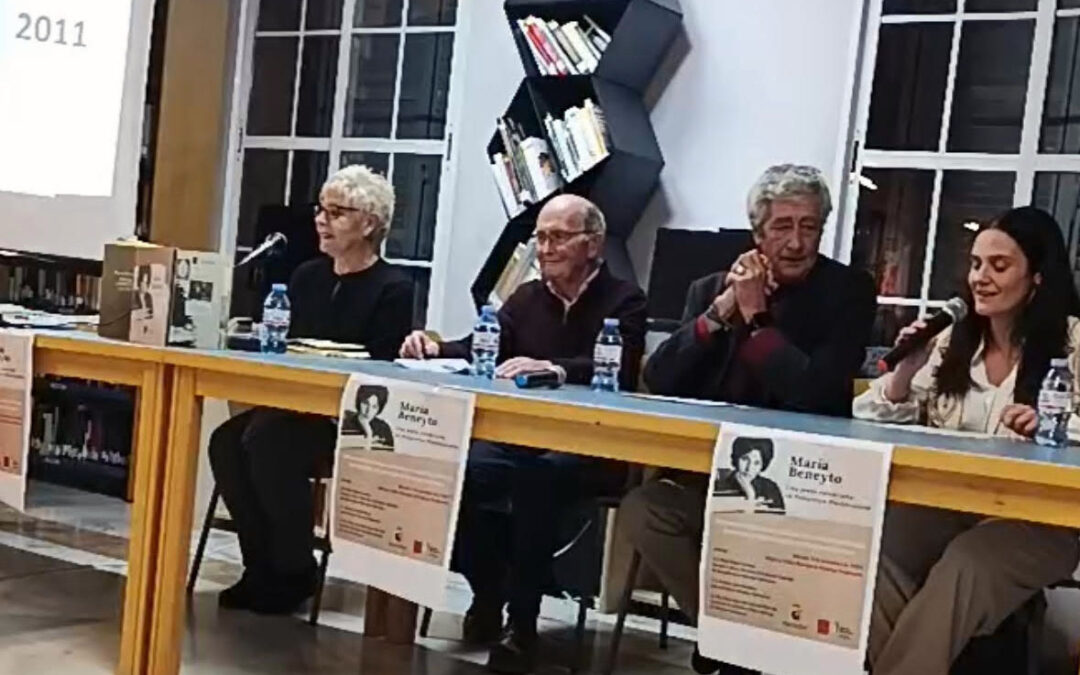 María Beneyto vuelve a Peñarroya-Pueblonuevo en una jornada literaria de memoria y homenaje