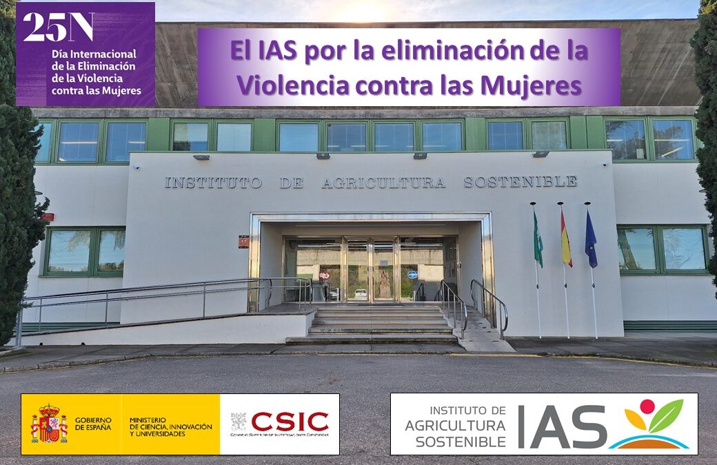 El IAS-CSIC se une al 25N con una campaña de concienciación sobre la igualdad de género
