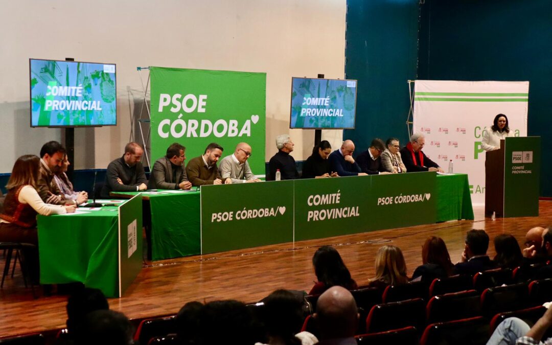 CRESPÍN: “EL PSOE DE CÓRDOBA TIENE MORAL DE VICTORIA PARA TUMBAR A MORENO BONILLA, BLINDAR NUESTRA SANIDAD PÚBLICA Y RECUPERAR LA ANDALUCÍA DE LOS DERECHOS”