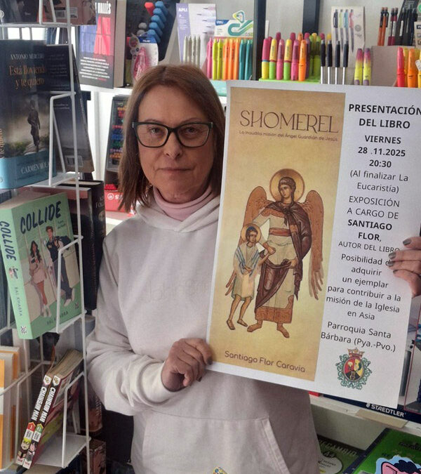 Santiago Flor Caravia presenta Shomerel, un testimonio misionero desde Asia hasta Osaka, 28 de noviembre.