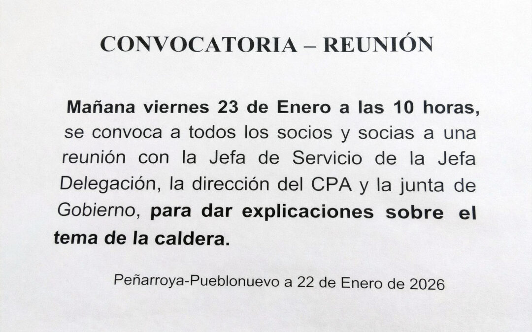 La denuncia por la falta de calefacción fuerza una reunión urgente en el Hogar de Pueblonuevo