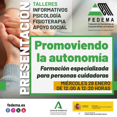 FEDEMA pone en marcha el programa “Promoción de la Autonomía Personal” para personas cuidadoras