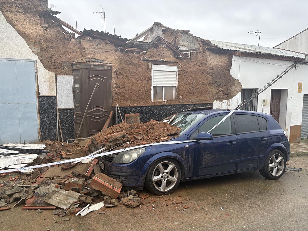 Derrumbe de vivienda