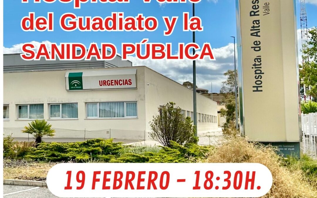 El Valle del Guadiato dice basta: la sanidad pública no se negocia ni se desmantela