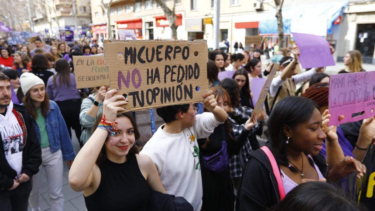 Manifestacion por la brecha salarial