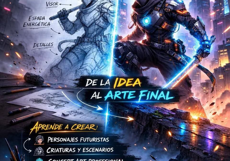 Peñarroya-Pueblonuevo apuesta por el talento digital con un curso de Ilustración y Concept Art para Videojuegos