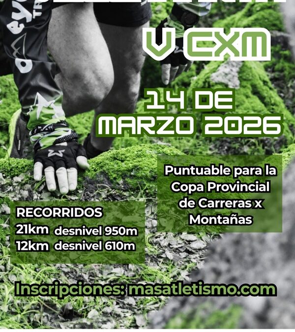 La V CXM de Villaharta ya tiene inscripciones abiertas: montaña, espectáculo y calidad el 14 de marzo de 2026